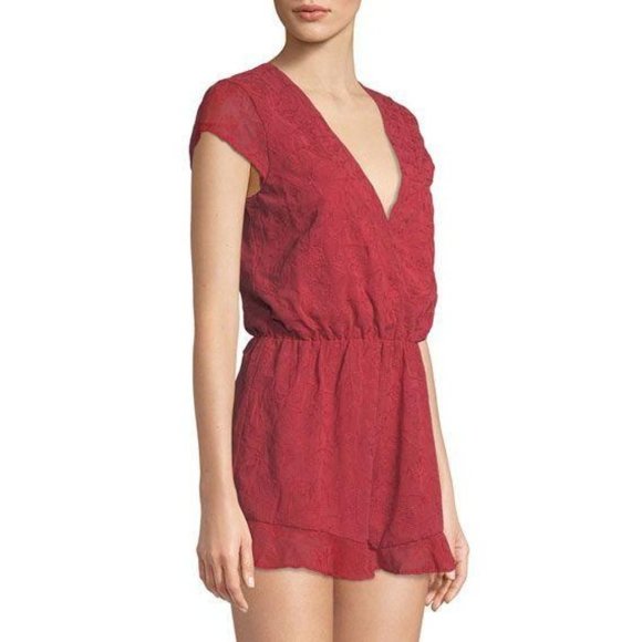 Lovers and Friends Hey Babe Lace Back Romper NWT S - Picture 5 of 8